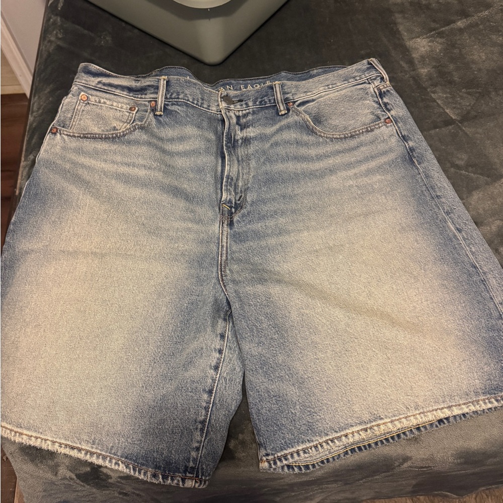 American Eagle Outfitters Light Blue Jean Shorts